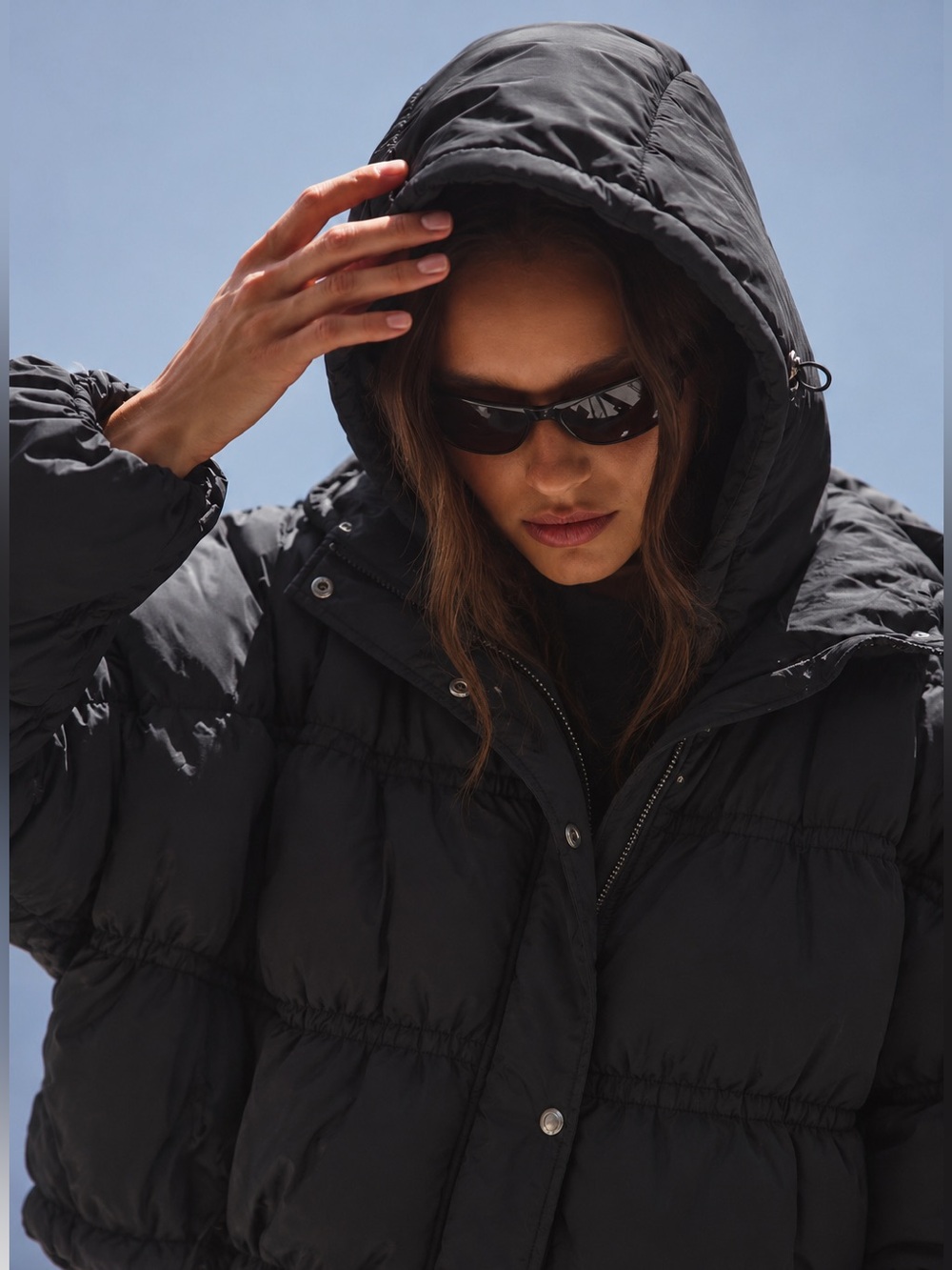 Free People Party Of One Solid Puffer Jacket
